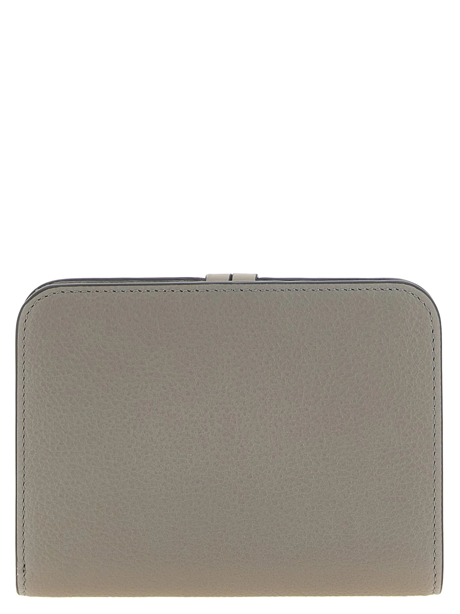 Chloé Gray Calfskin Cardholder