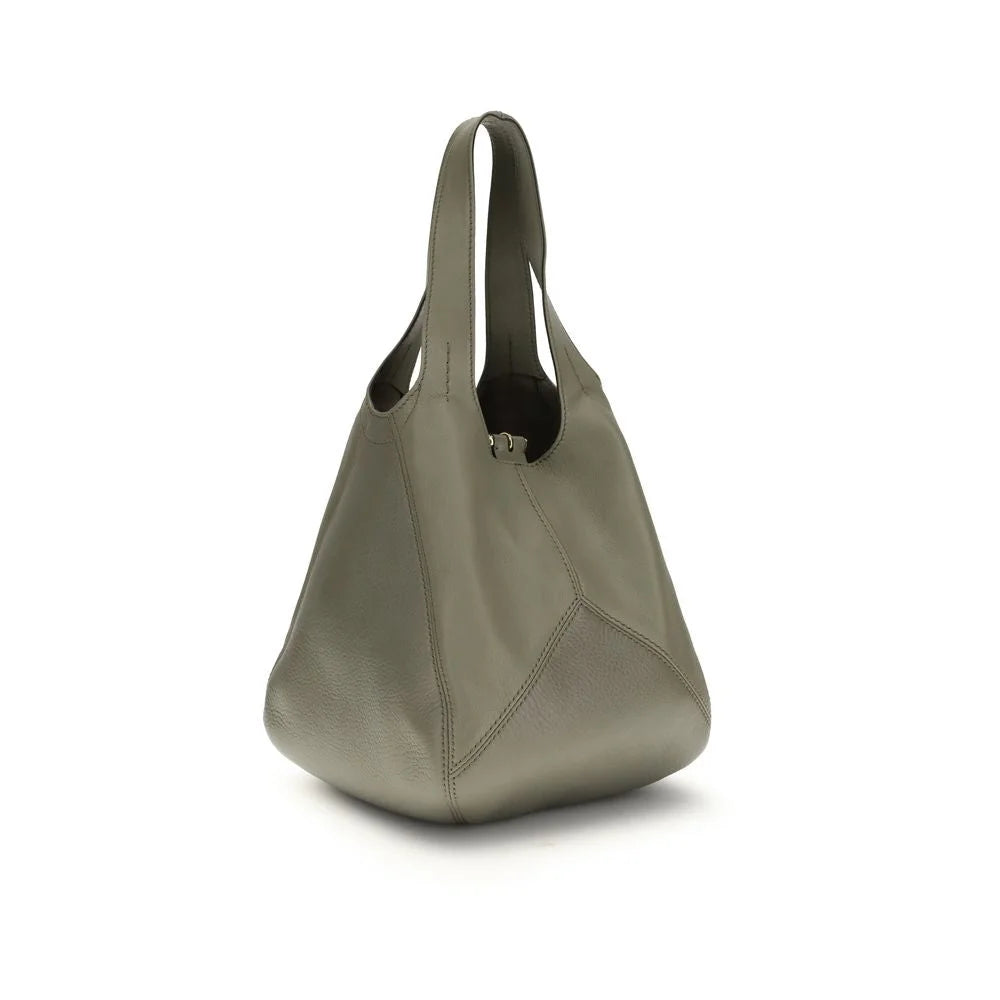 Chloé Green Buffalo Leather Shoulder Bag