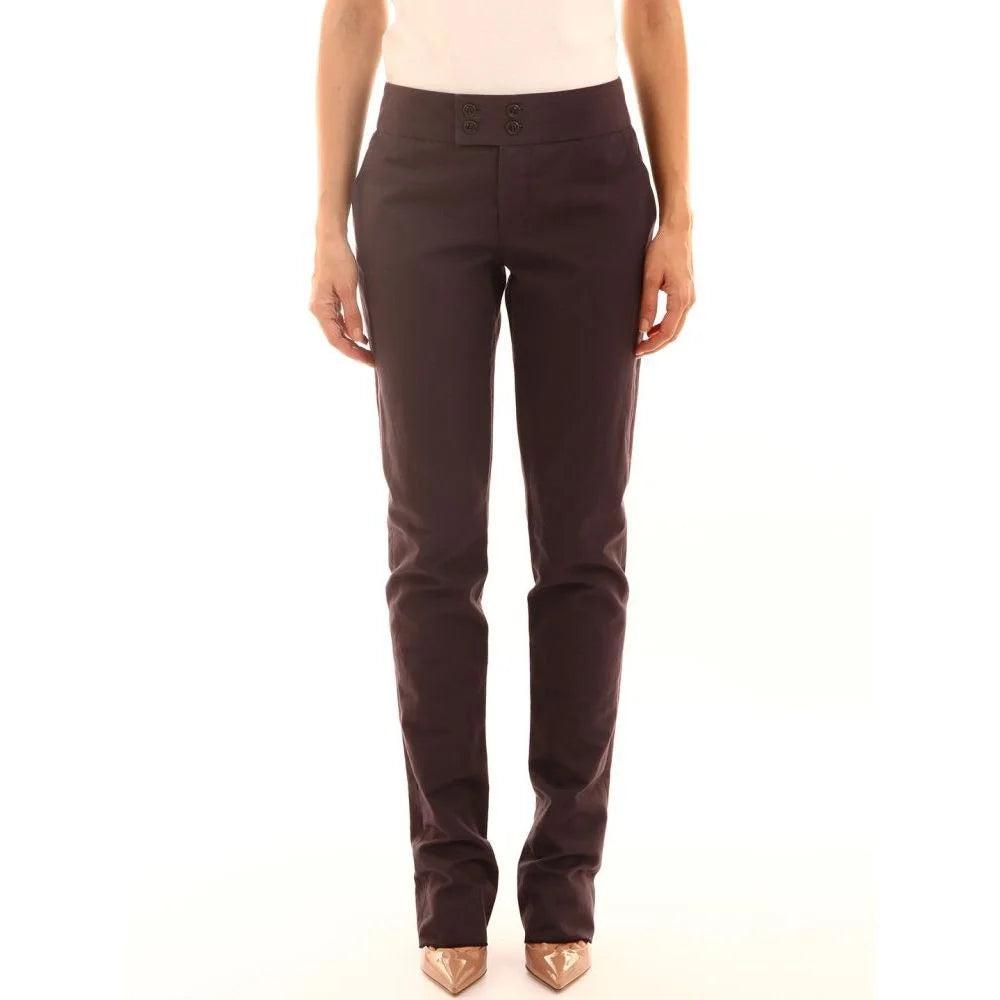 Chloé Multicolor Cotton Casual Pants - IT40