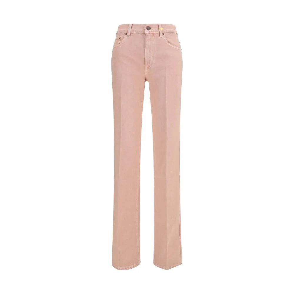 Chloé Multicolor Cotton Straight-Leg Jeans - W25