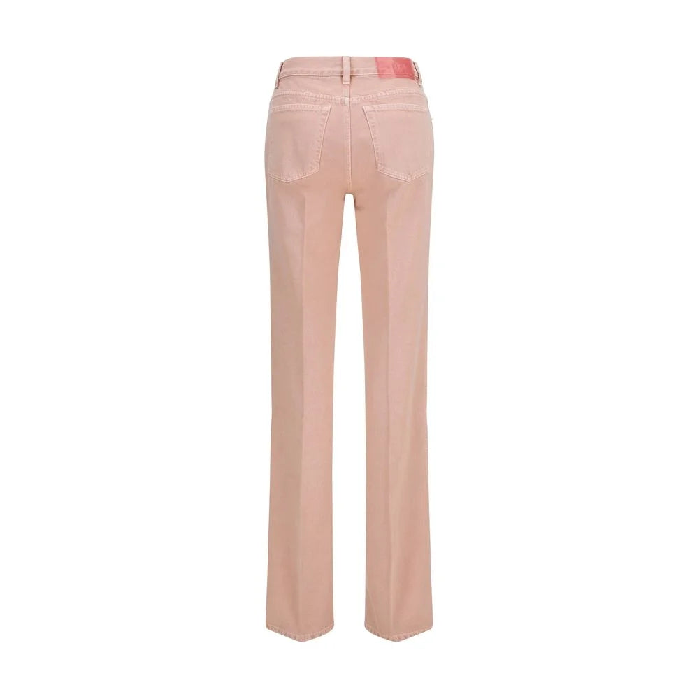 Chloé Multicolor Cotton Straight-Leg Jeans - W25