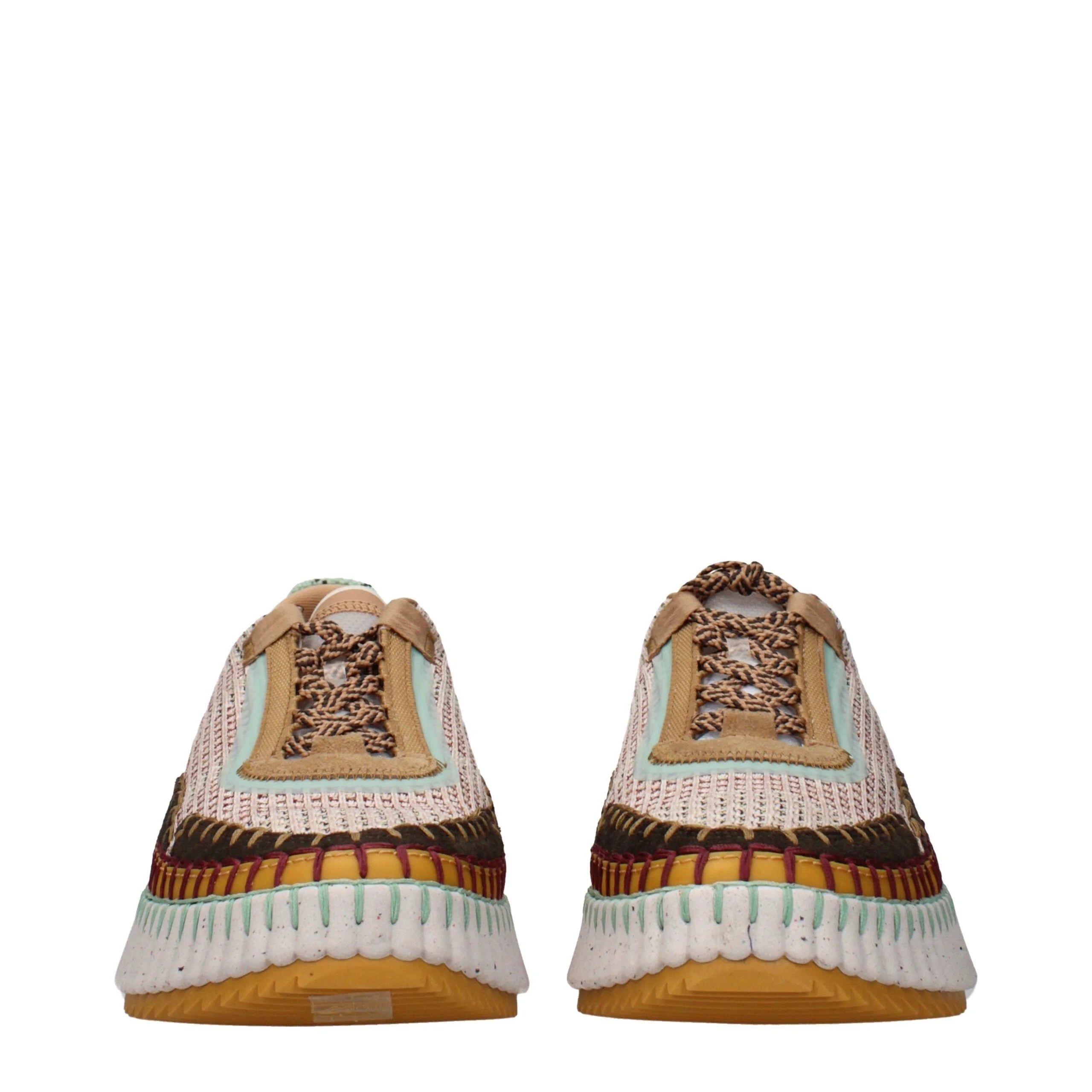 Chloé Multicolor Fabric Chunky Sneakers - EU40/US10