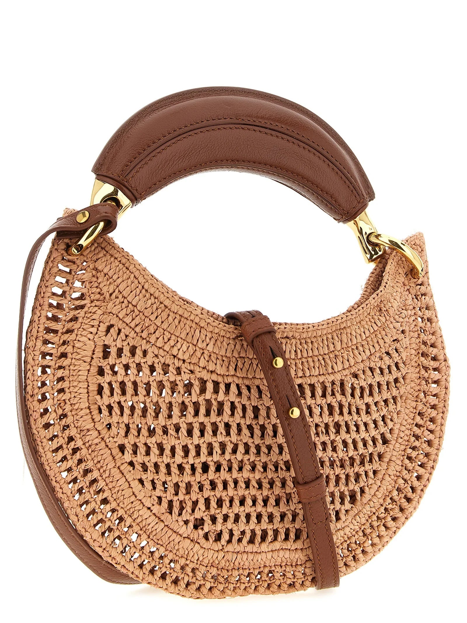 Chloé Multicolor Raffia Handbag
