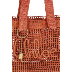 Chloé Multicolor Raffia Shoulder Bag