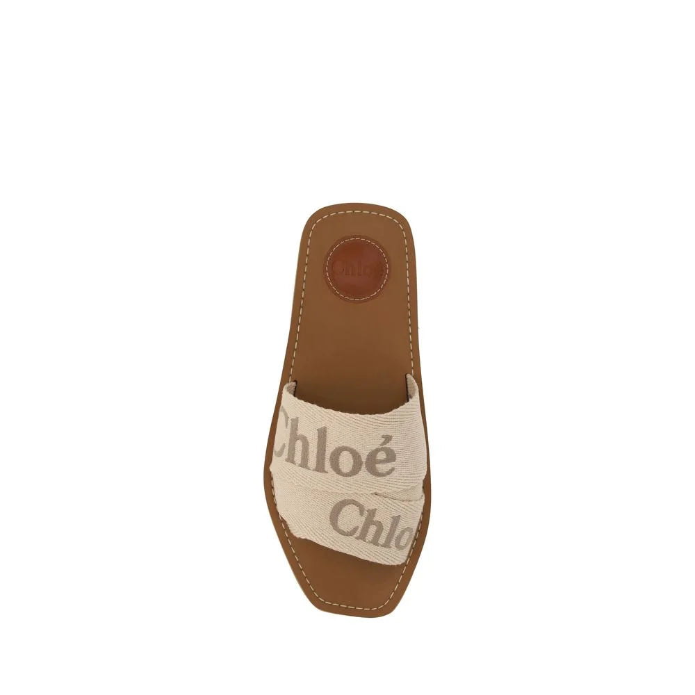 Chloé Multicolor Rubber Flat Sandals