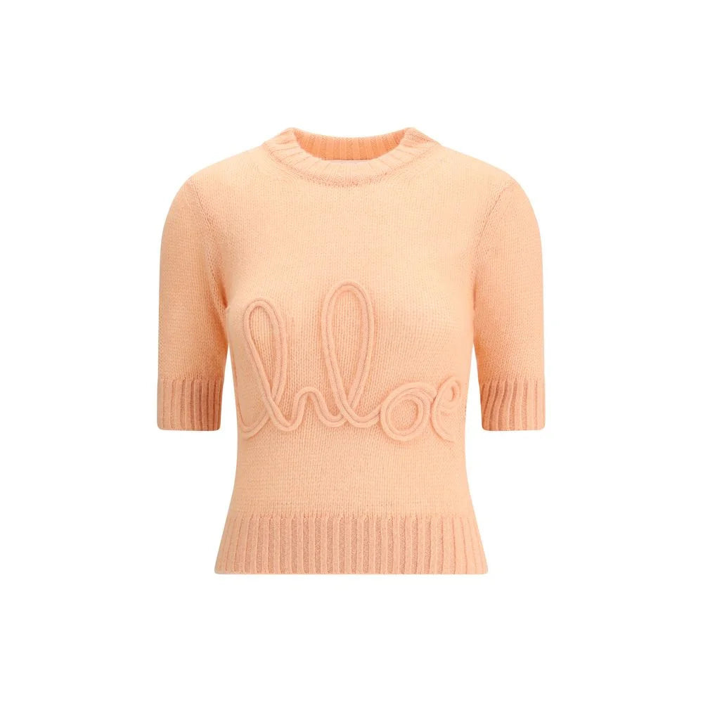 Chloé Orange Alpaca Vicugna Pacos Sweatshirt - S