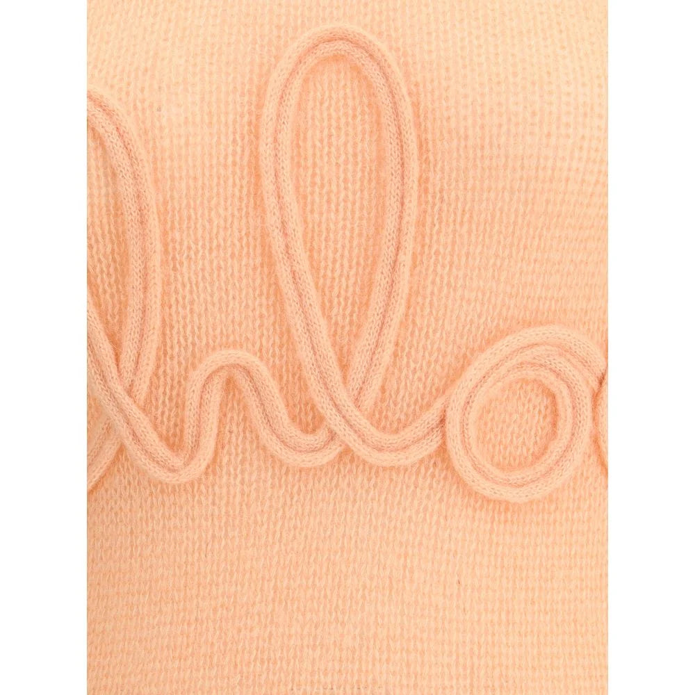 Chloé Orange Alpaca Vicugna Pacos Sweatshirt - S