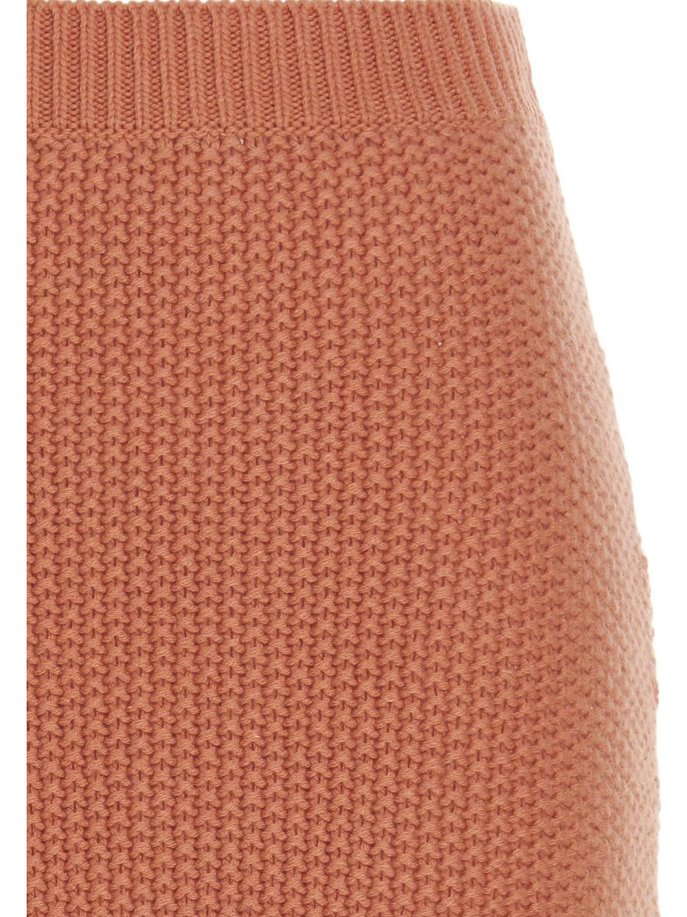 Chloé Orange Cashmere Mini Skirt - S
