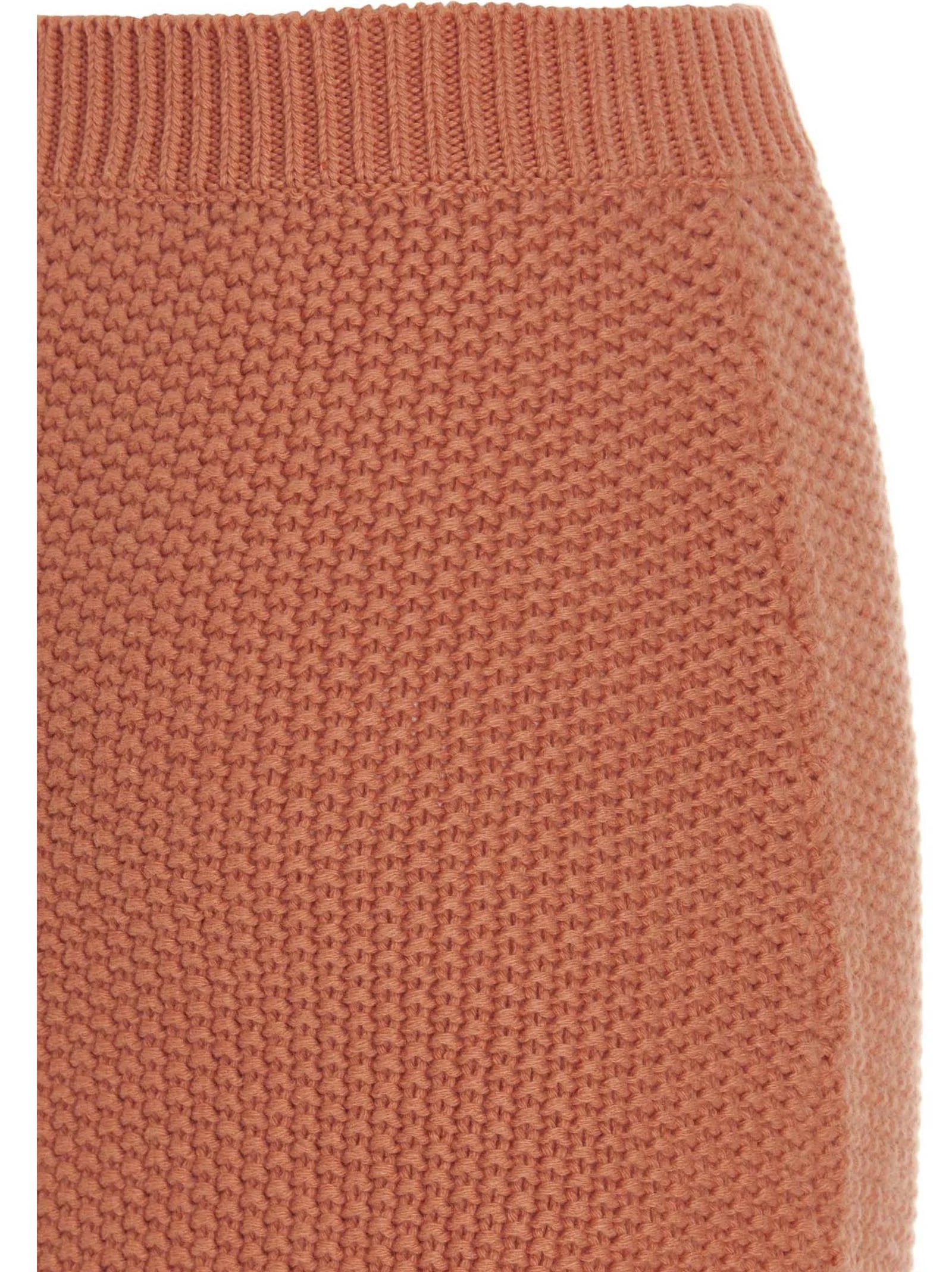 Chloé Orange Cashmere Mini Skirt - S