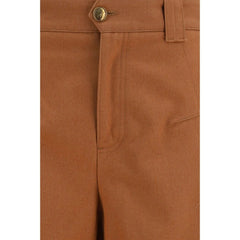 Chloé Orange Cotton Casual Pants - IT38 | S