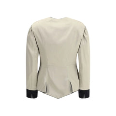 Chloé Silver Silk Coat - IT40 | M - Wrap Coats