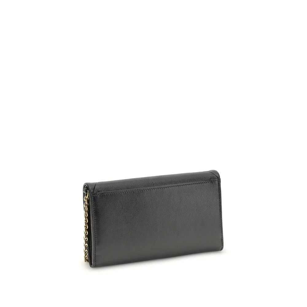 Chloé Spin Wallet with Flap and Chain - Wallets