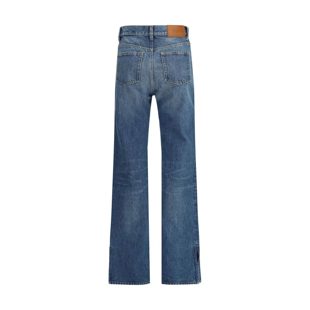 Chloé Straight-Leg Denim Jeans - 26 - Jeans