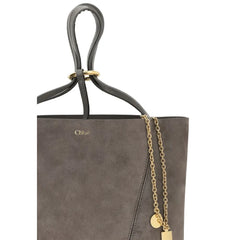 Chloé Suede Spin Tote Bag - Shoulder Bags