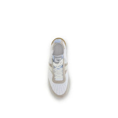 Chloé White Calf Leather Bos Taurus Athletic Sneakers