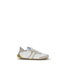 Chloé White Calf Leather Bos Taurus Athletic Sneakers