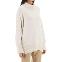 Chloé White Cashmere Turtleneck - M