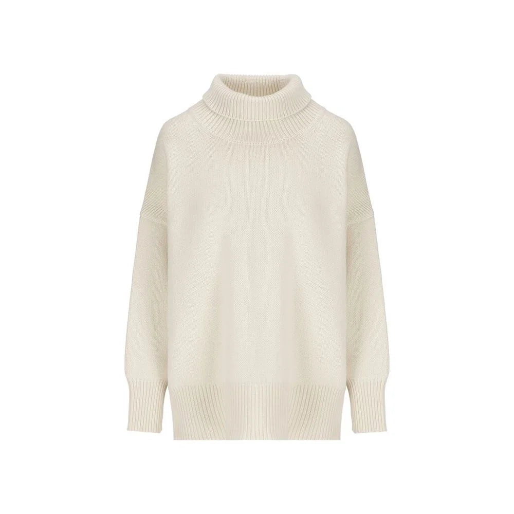 Chloé White Cashmere Turtleneck - M