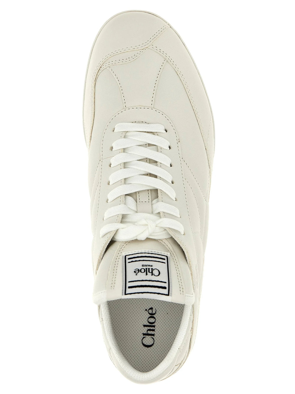Chloé White Leather Sneakers - EU36/US6