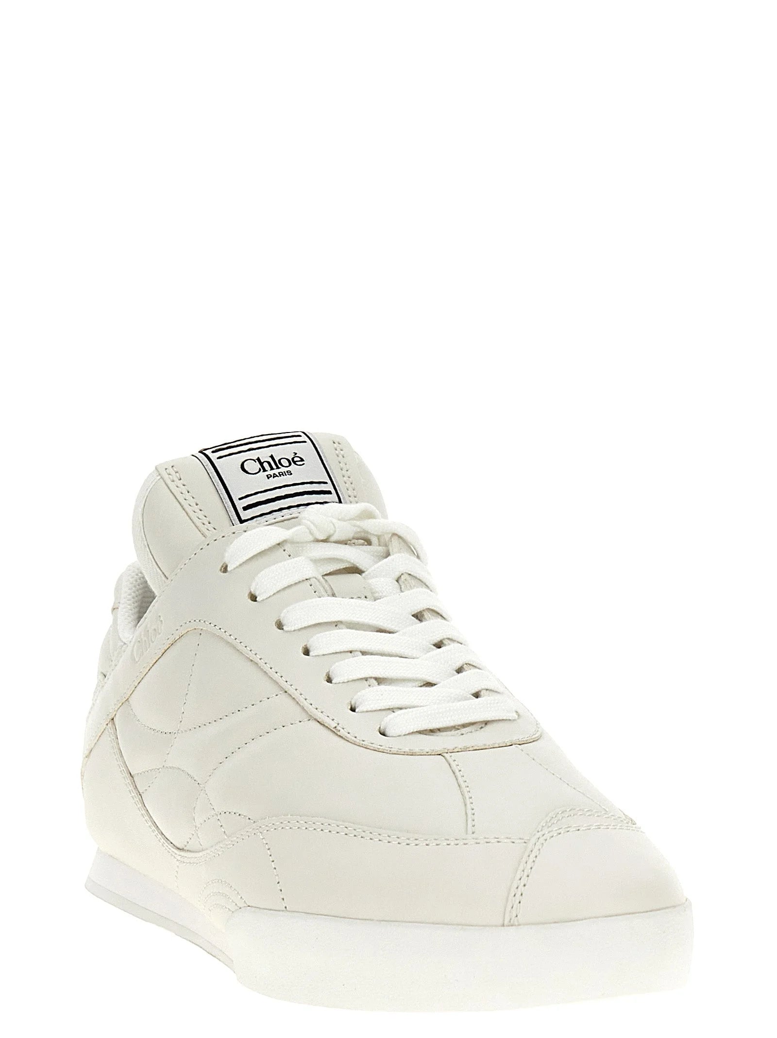 Chloé White Leather Sneakers - EU36/US6