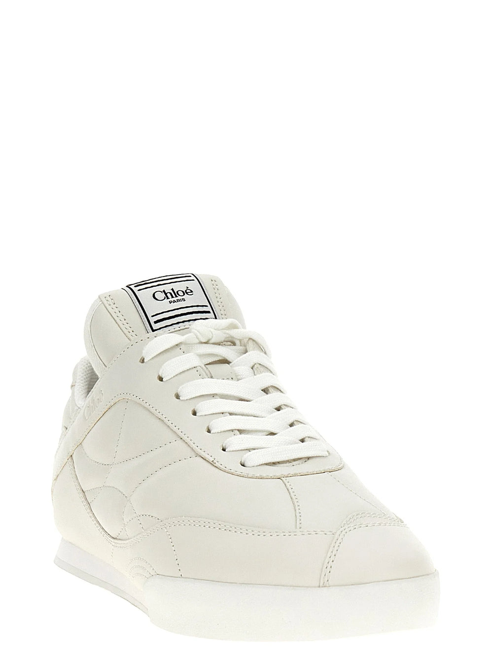 Chloé White Leather Sneakers - EU36/US6