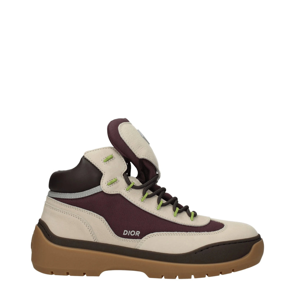 Christian Dior Beige Leather Ankle Boots