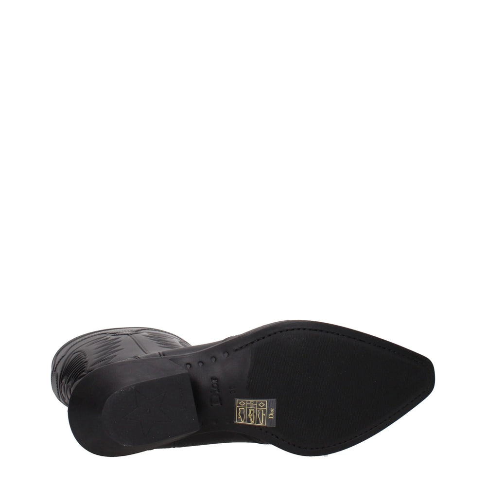 Christian Dior Black Cotton Boots - EU36/US6