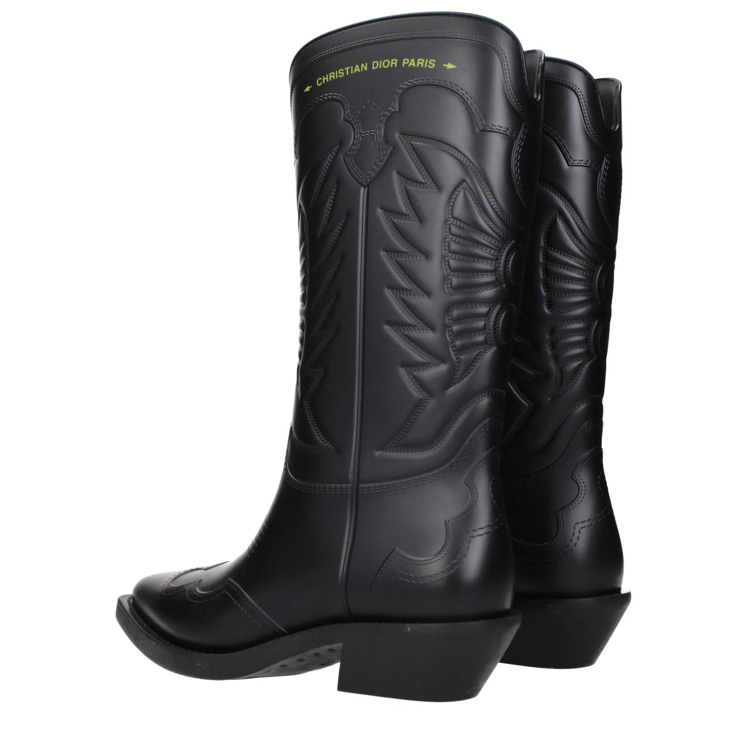 Christian Dior Black Cotton Boots - EU36/US6