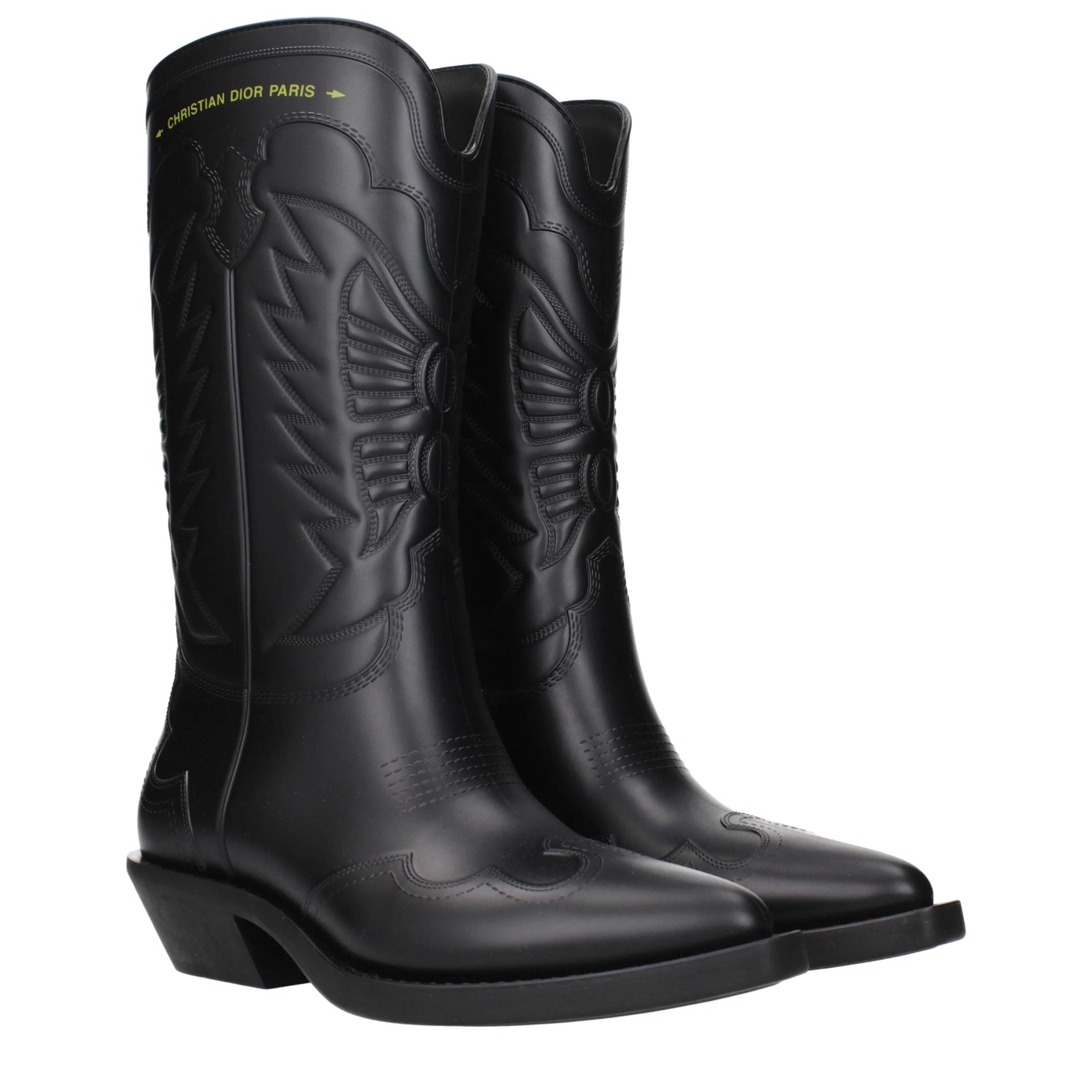 Christian Dior Black Cotton Boots - EU36/US6