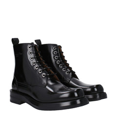 Christian Dior Black Leather Ankle Boots - EU40/US7