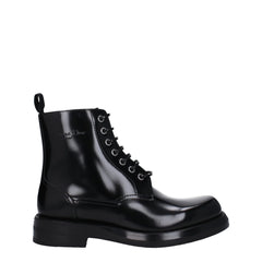 Christian Dior Black Leather Ankle Boots - EU40/US7