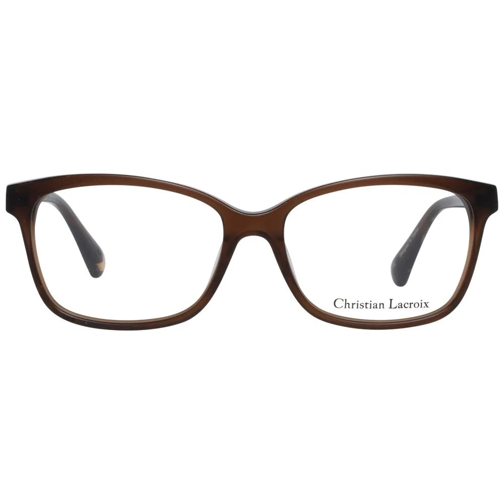 Christian Lacroix Brown Women Glasses Frame