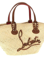 Christian Louboutin Beige Raffia Handbag