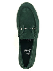 Christian Louboutin Bicolor Calfskin Slip-On Loafers