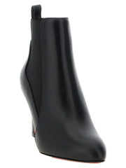 Christian Louboutin Black Calfskin Ankle Boots - EU36/US6