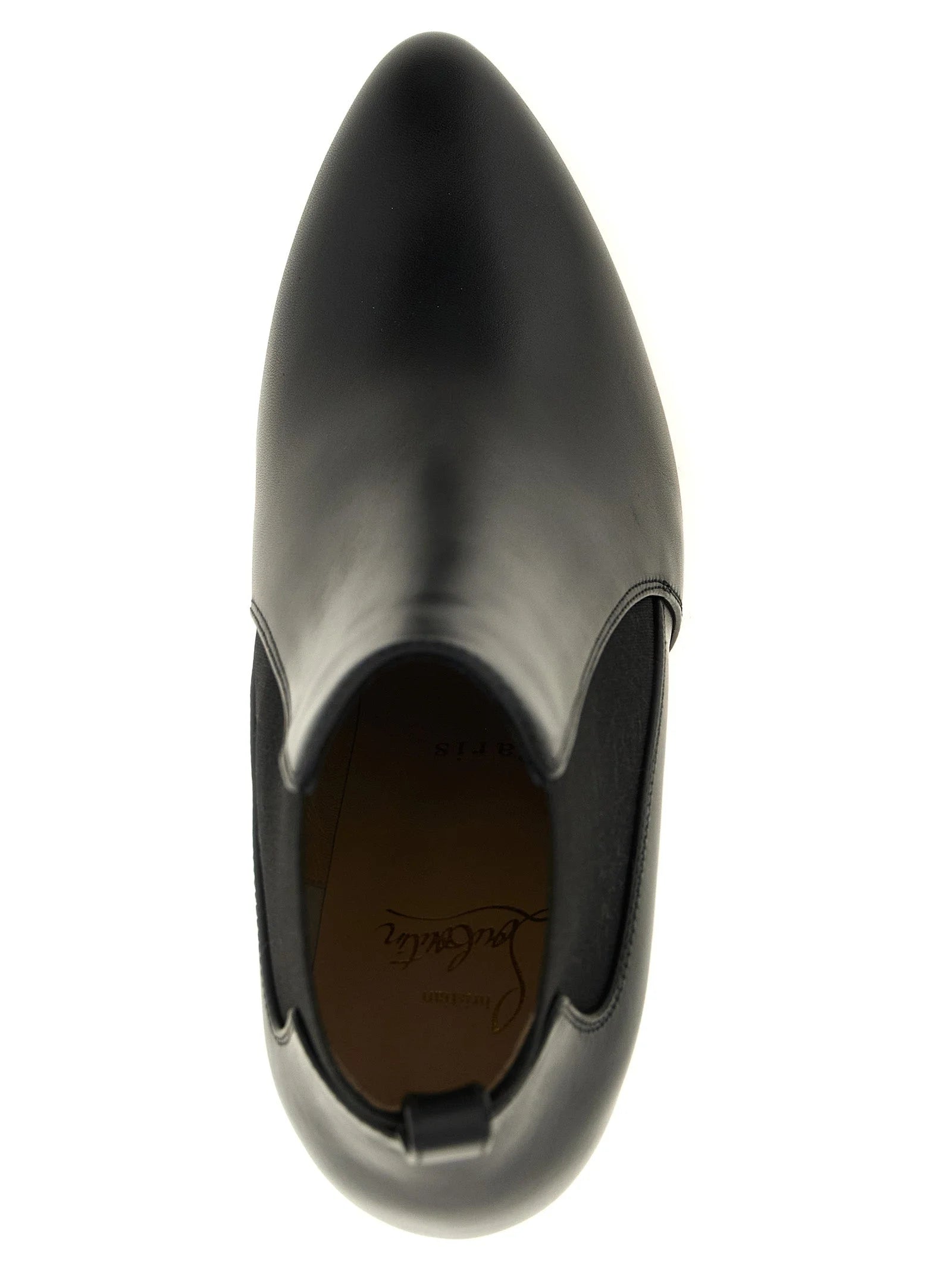 Christian Louboutin Black Calfskin Ankle Boots - EU36/US6