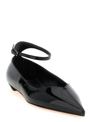 Christian Louboutin Black Calfskin Ballet Flats