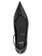 Christian Louboutin Black Calfskin Ballet Flats