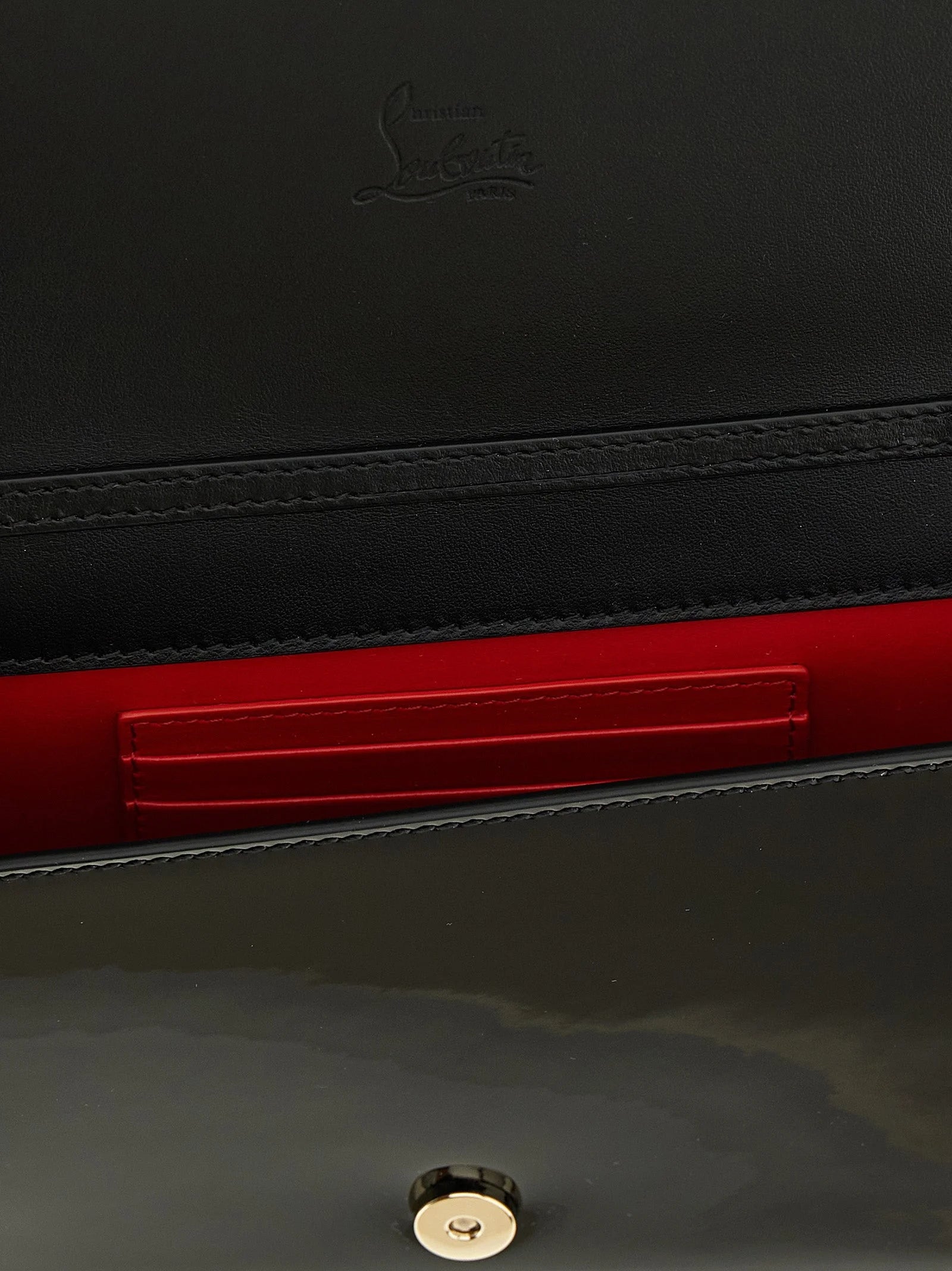 Christian Louboutin Black Calfskin Clutch Bag