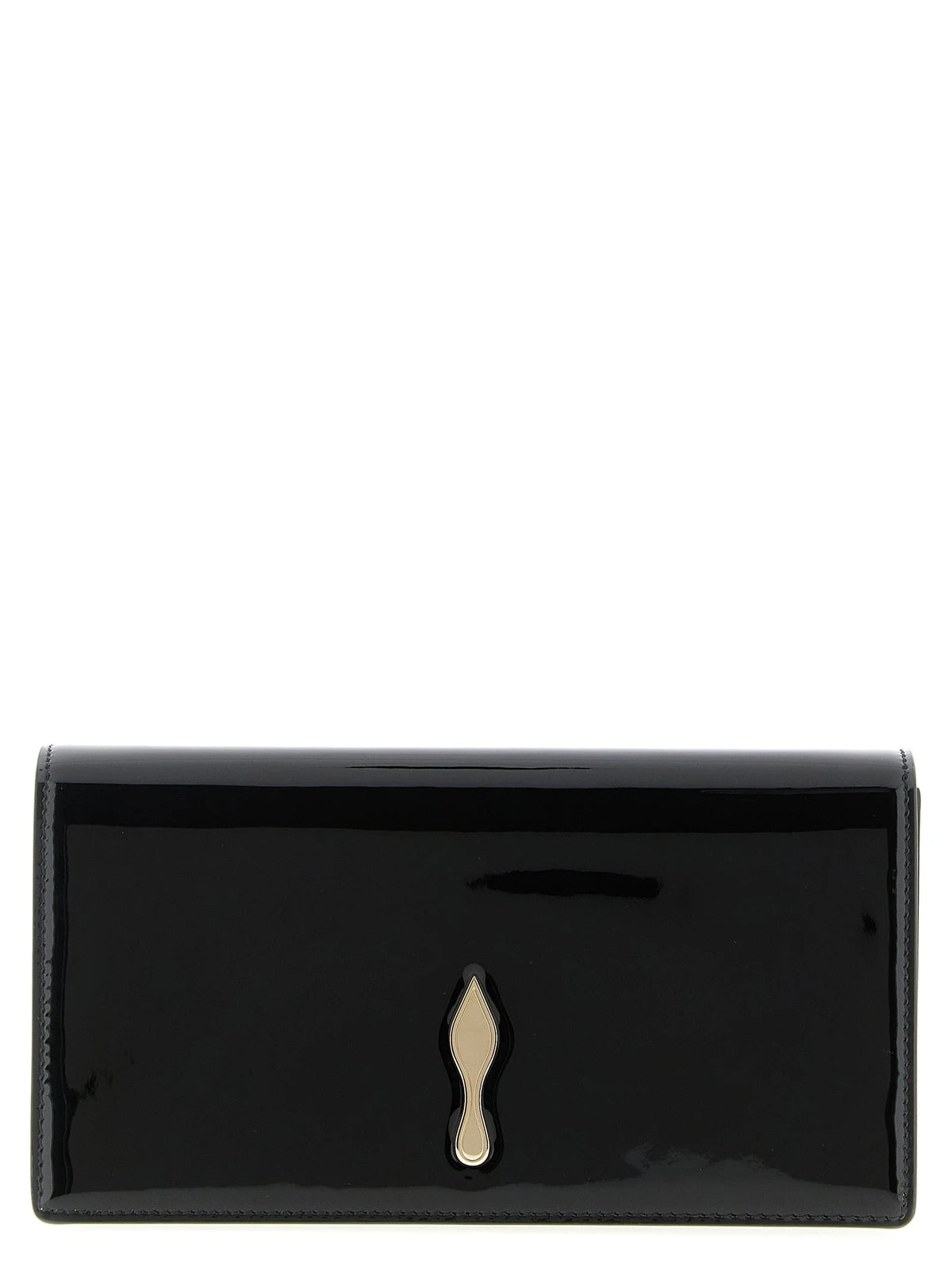 Christian Louboutin Black Calfskin Clutch Bag
