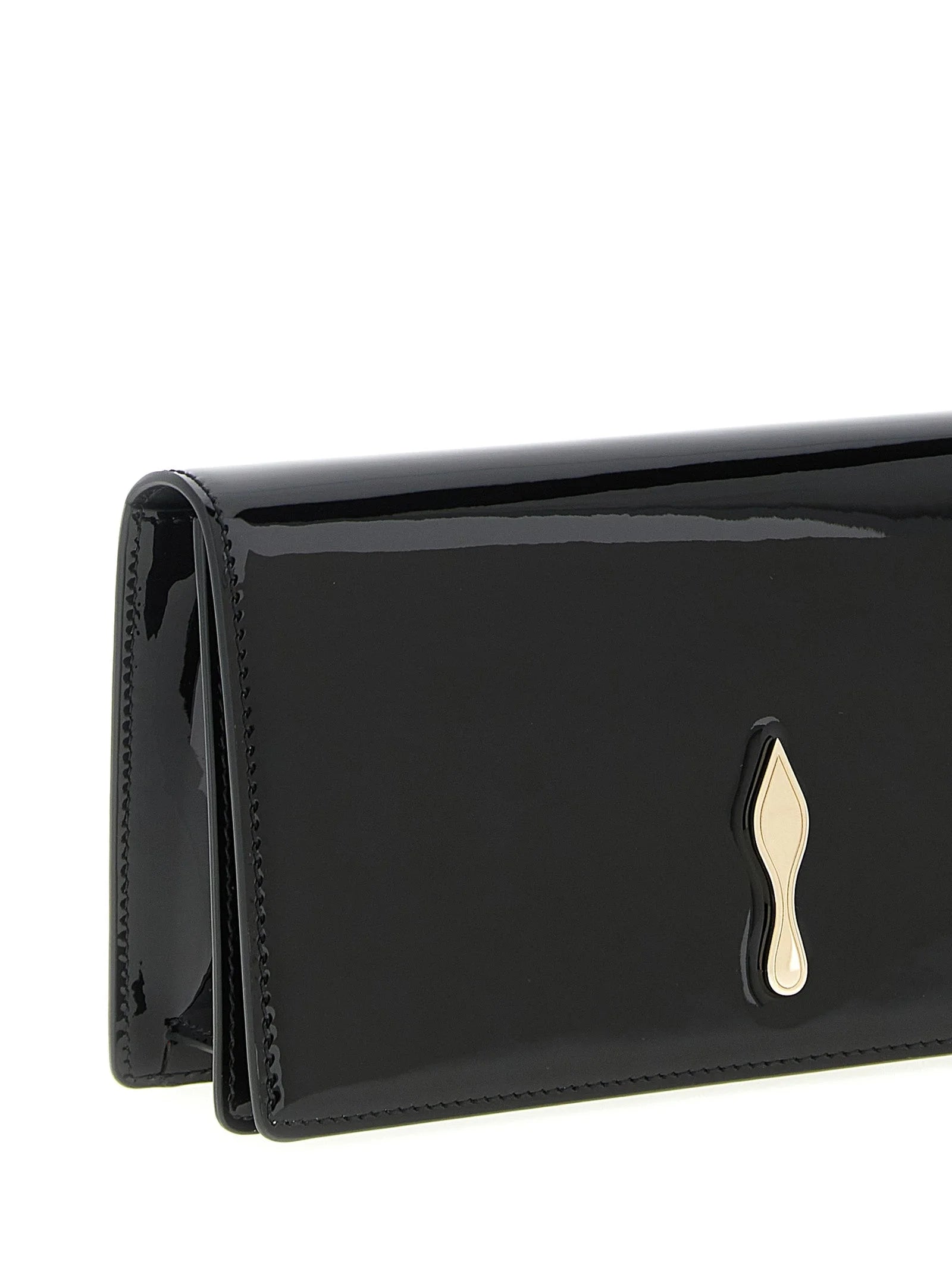 Christian Louboutin Black Calfskin Clutch Bag