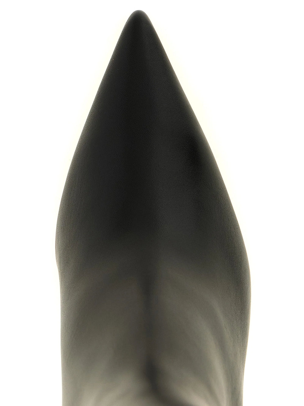 Christian Louboutin Black Calfskin Over The Knee