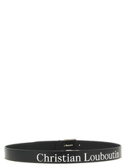 Christian Louboutin Black Calfskin Regular Belt