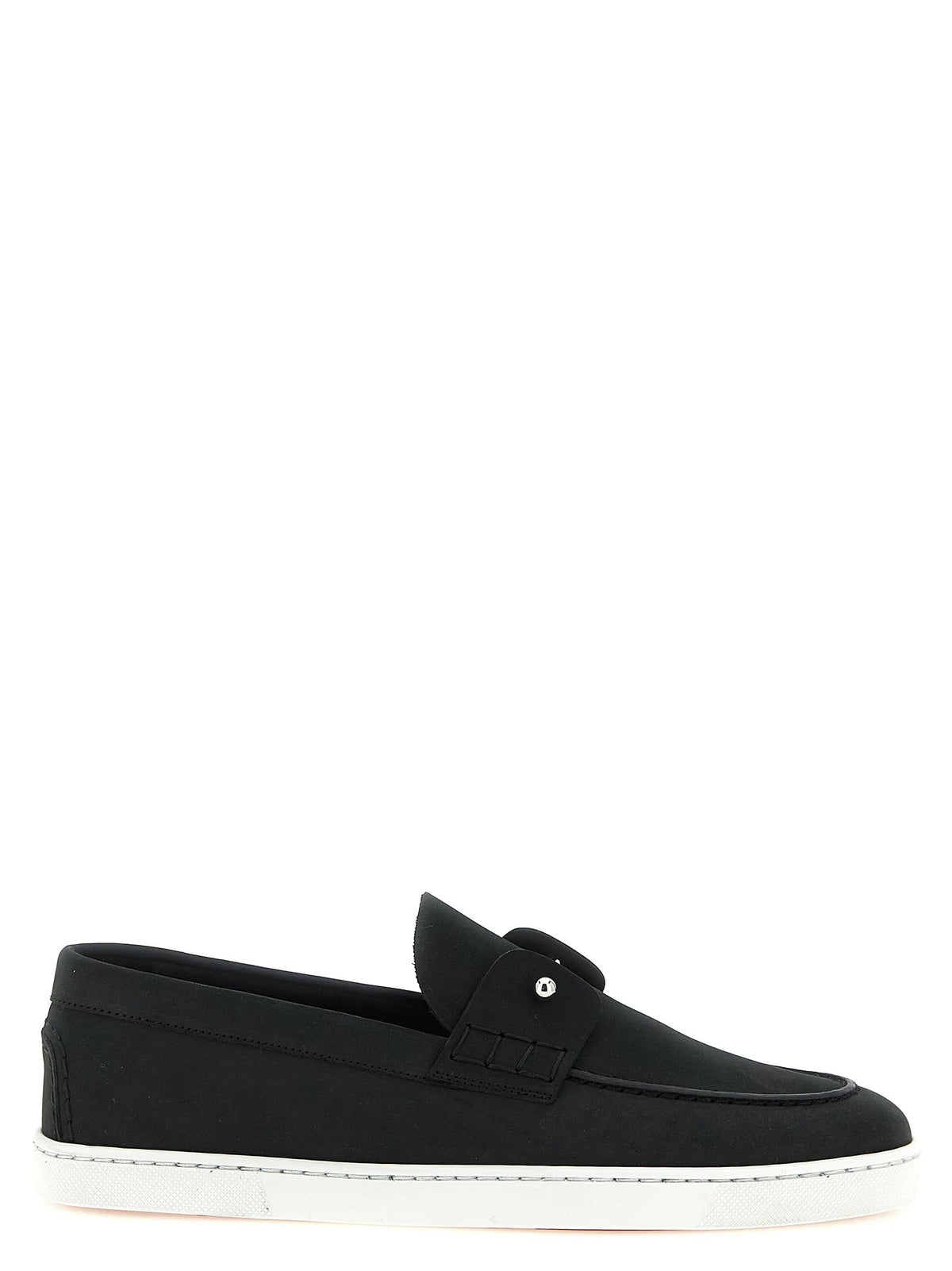 Loafers Christian Louboutin Czarne ze Skóry - EU46/US13