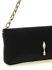 Christian Louboutin Black Elastane Clutch Bag