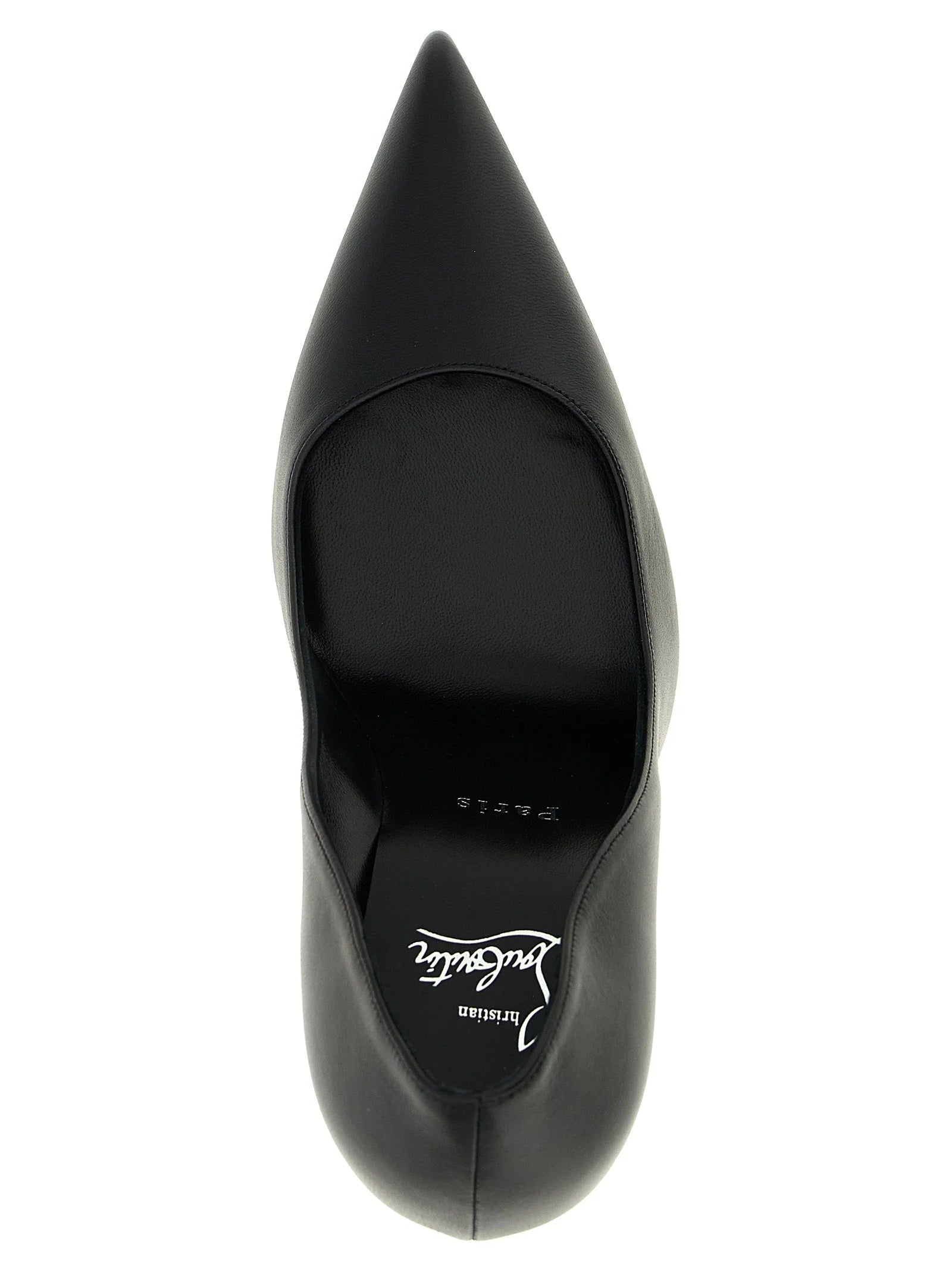 Christian Louboutin Black Lamb Leather High Heel Pumps - EU39/US9