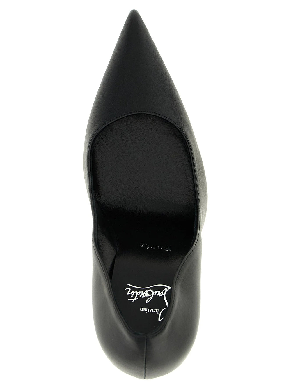 Christian Louboutin Black Lamb Leather High Heel Pumps - EU39/US9