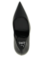 Christian Louboutin Black Lamb Leather High Heel Pumps - EU39/US9