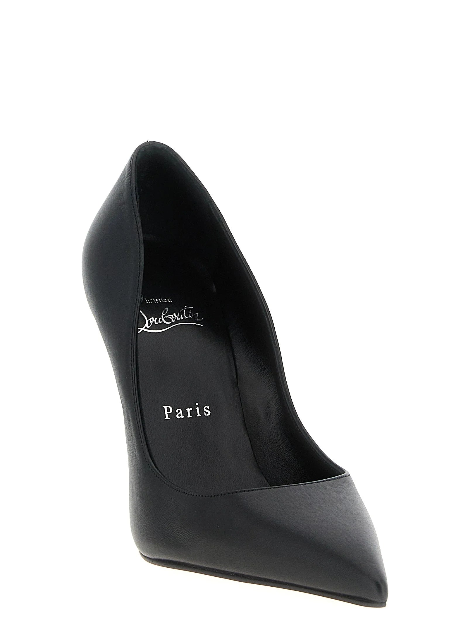 Christian Louboutin Black Lamb Leather High Heel Pumps - EU39/US9