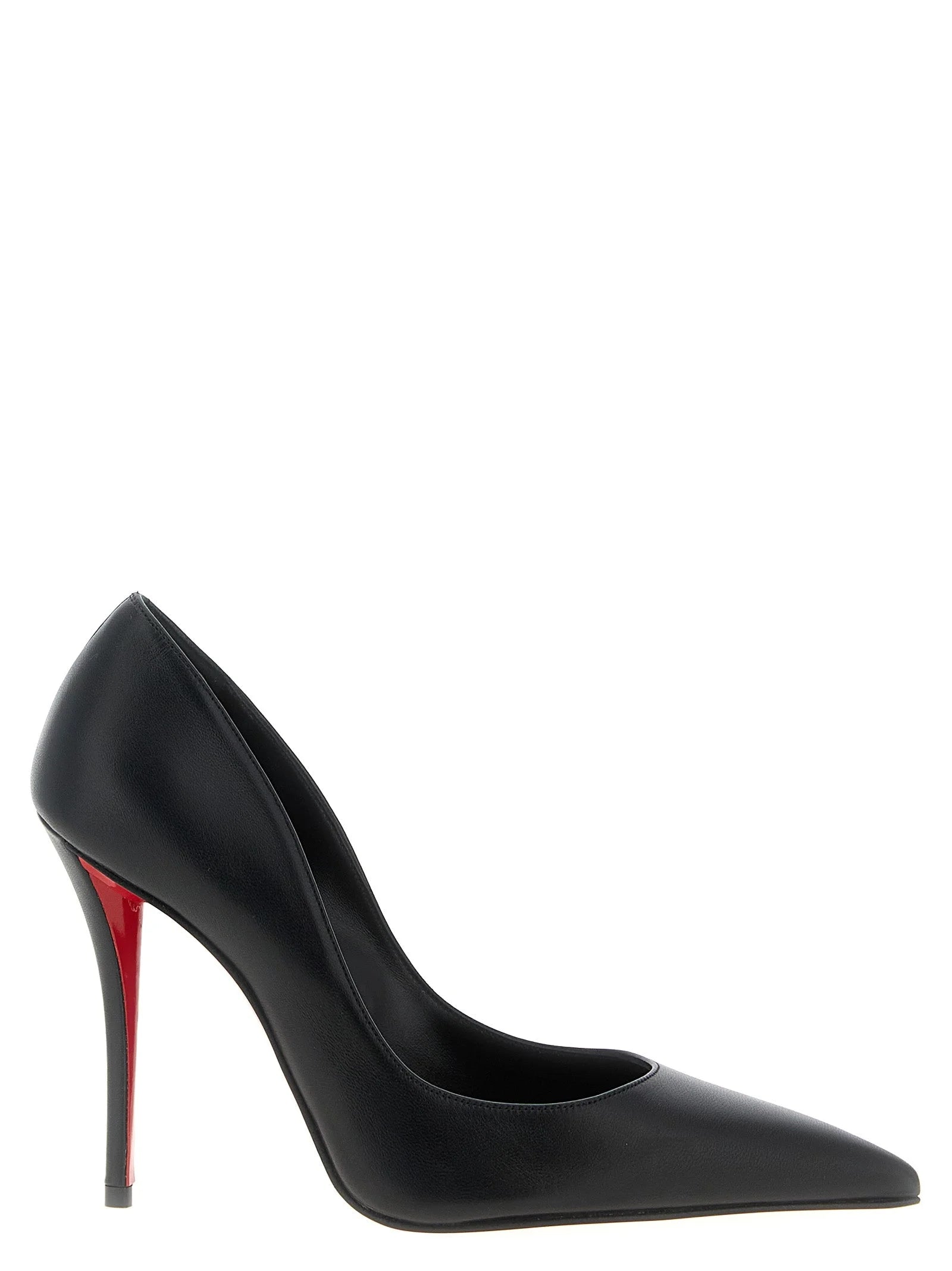 Christian Louboutin Black Lamb Leather High Heel Pumps - EU39/US9